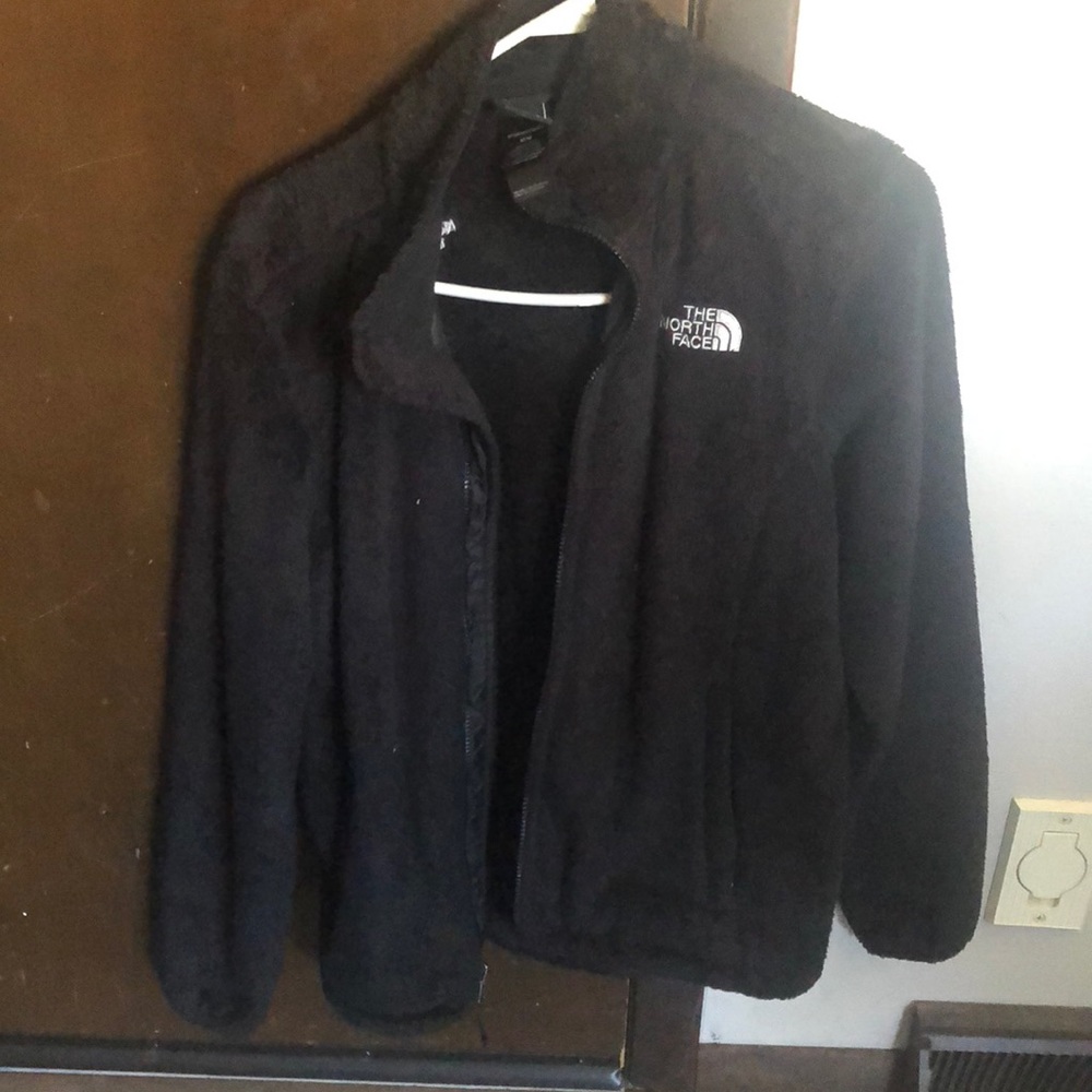 North Face Fuzzy Zip Up